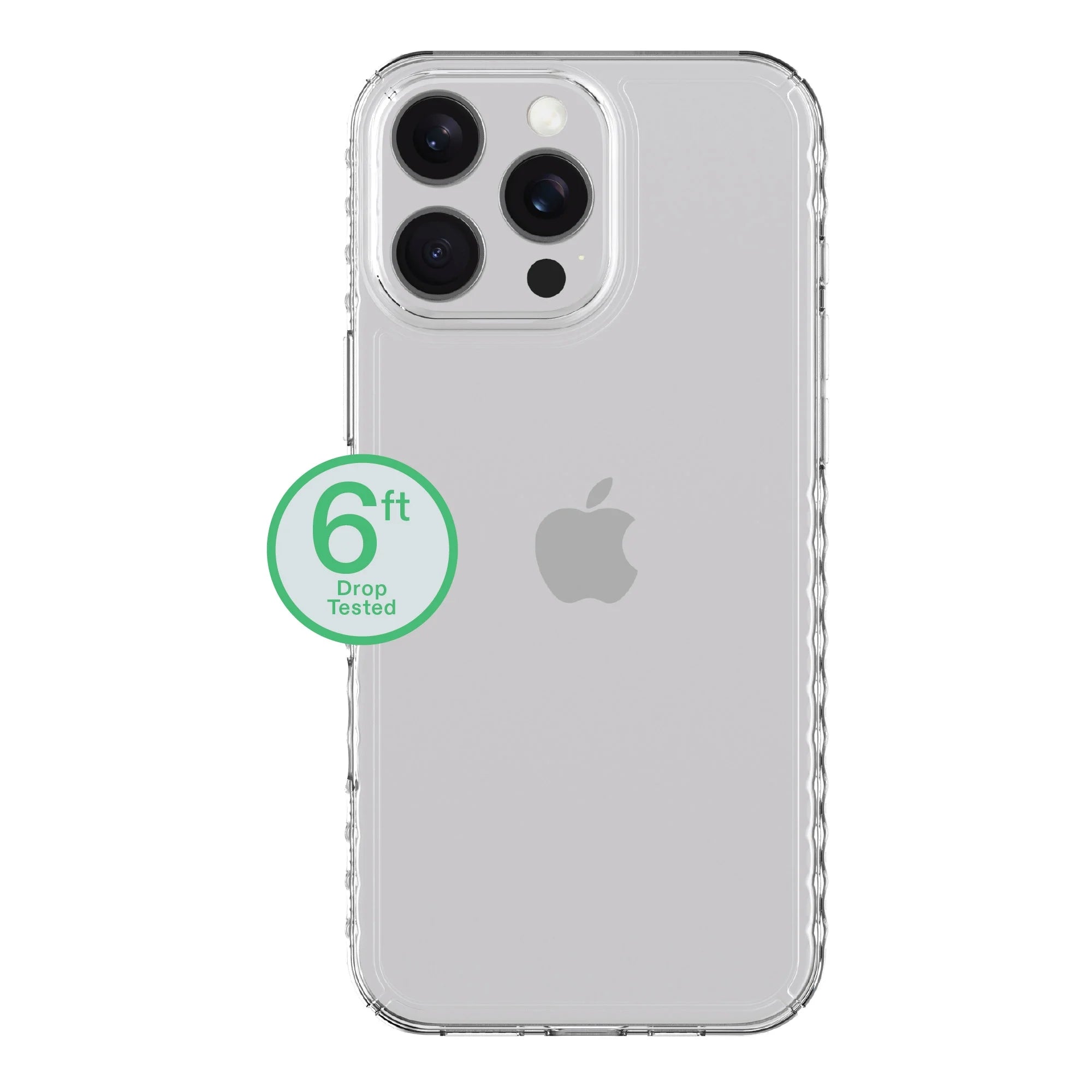 Onn Protective Gel Phone Case for Iphone 16 Pro Max - Clear