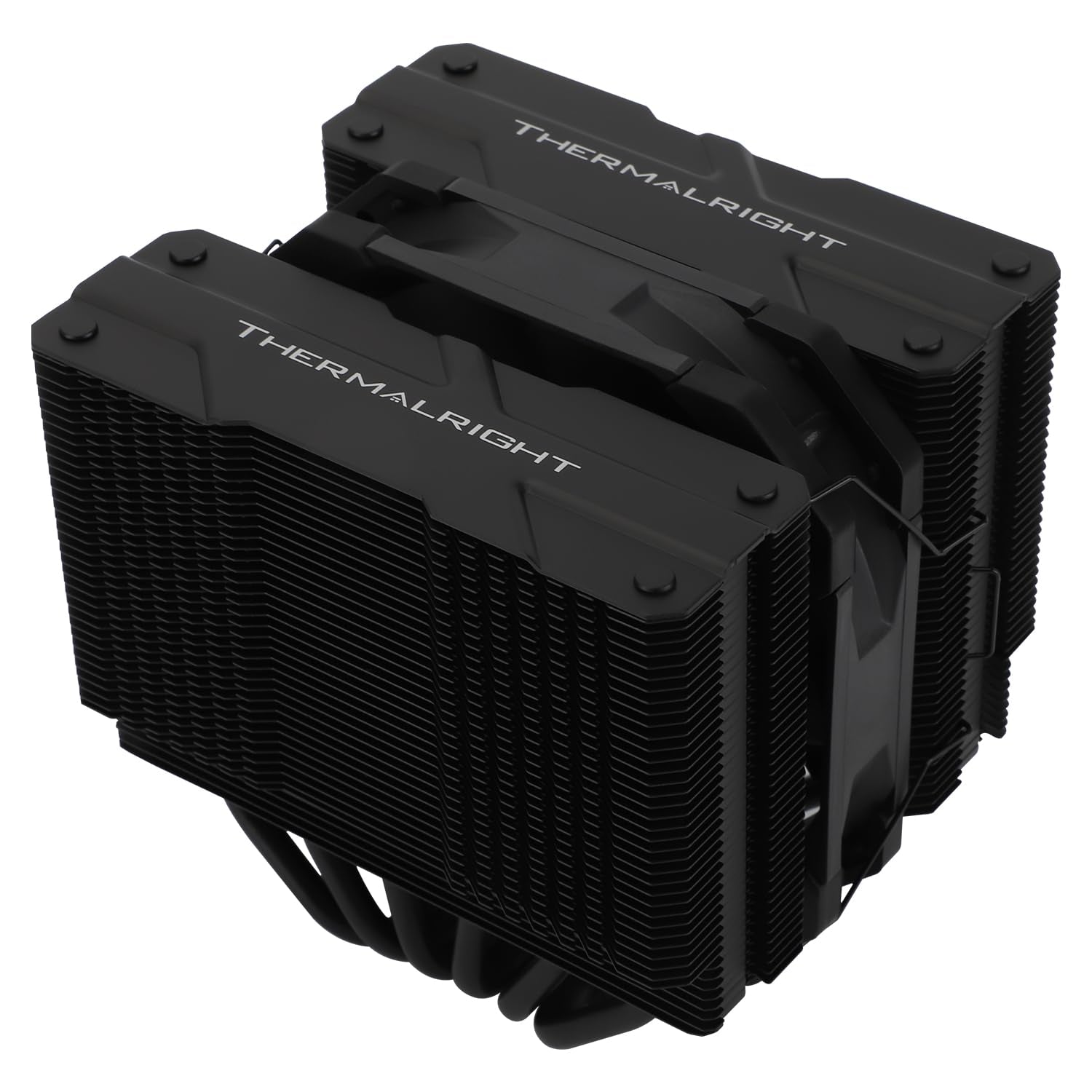 Peerless Assassin 120 MINI Black CPU Air Cooler, 6 Heat Pipes Dual Towers Cooler, with TL-D12B PWM Fans, Desktop PC Cooler for Intel LGA 1851/1700/1150/1151/1200/2011,AMD:AM4/AM5
