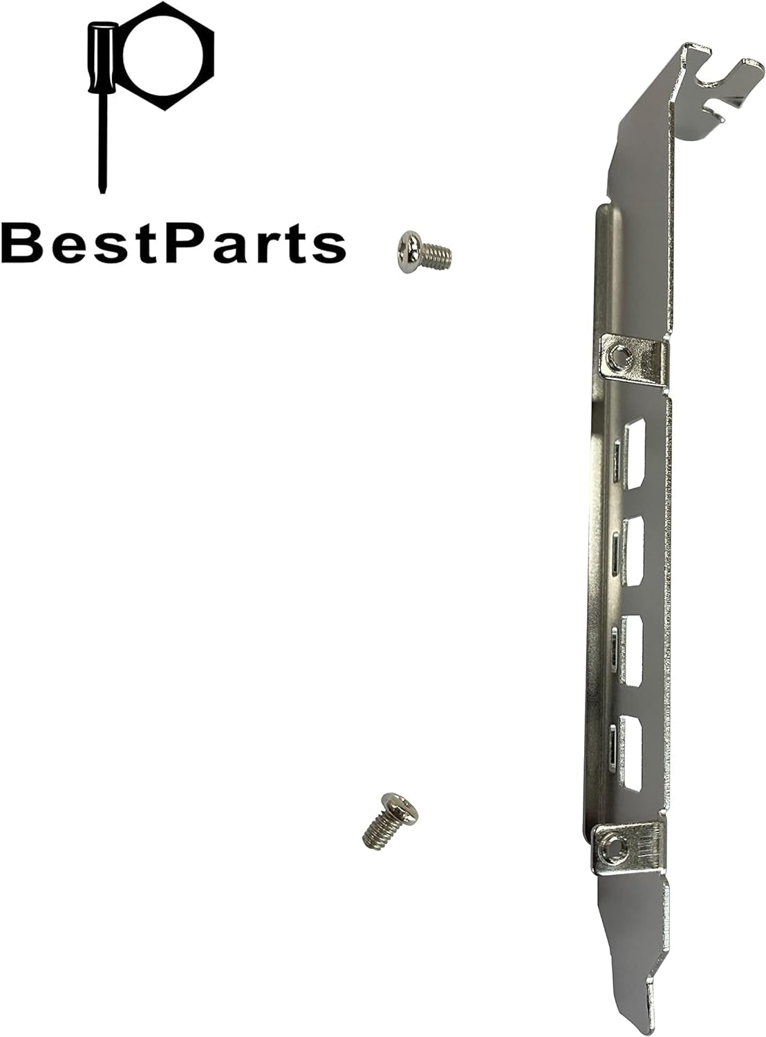 New Metal Full Height Graphics Card Mount for NVIDIA Quadro K1200 NVS 510 P400 P600 P1000 with 2X Screws