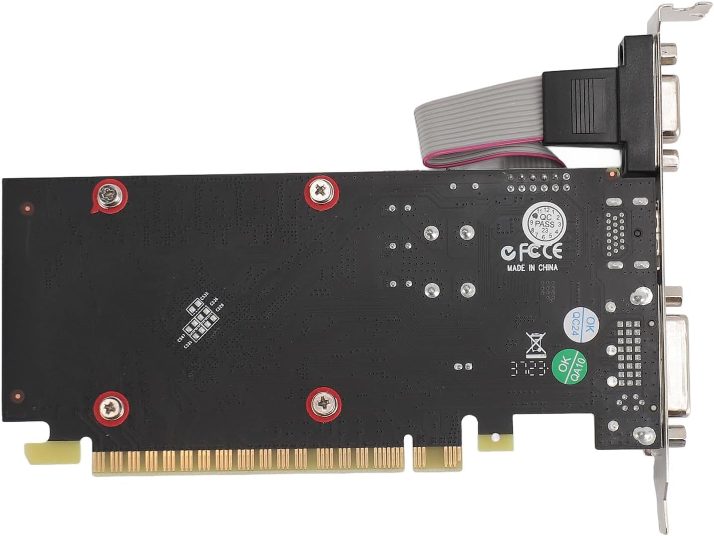 GT210 1GB DDR3 Graphics Card, 2560X1600 Resolution, DVI/VGA/HDMI Outputs, PCI Express with Built-In Fan, for Office and Gaming