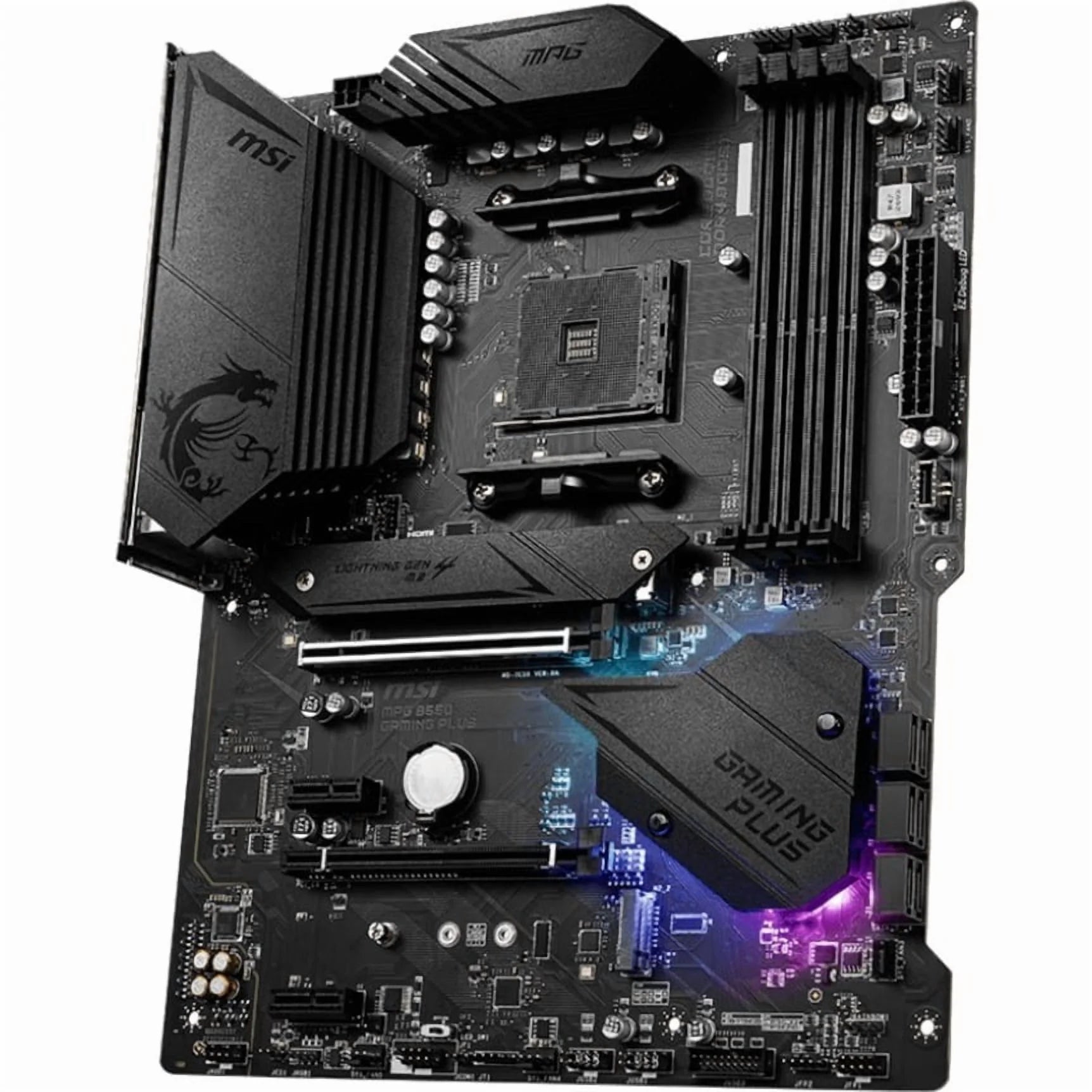 MSI MPG B550 GAMING plus AM4 AMD B550 SATA 6Gbs DDR4 Ryzen 5000 / 4000G / 3000 ATX Motherboard