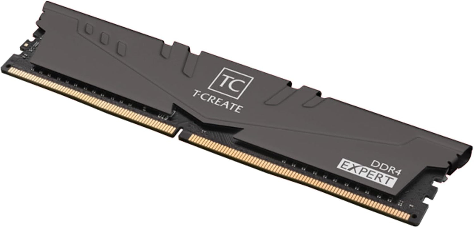 T-CREATE Expert Overclocking 10L DDR4 32GB Kit (2 X 16GB) 3600Mhz (PC4 28800) CL18 Desktop Memory Module Ram - TTCED432G3600HC18JDC01