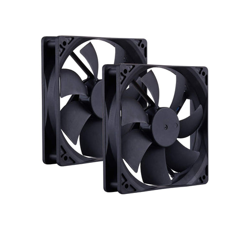 120Mm Computer PC CPU Fan 12V 4Pin PWM High CFM Computer PC CPU Cooler Case Cooling Fan 2 Pack 800-2200RPM