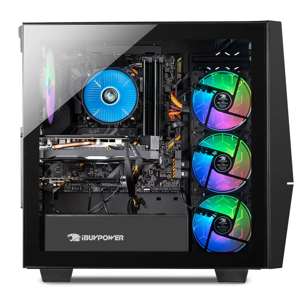 Ibuypower Element Pro 161I Gaming Desktop Computer, Intel Core I7-10700F 2.90Ghz, 16GB RAM, 240GB SSD+2TB HDD, NVIDIA Geforce GTX 1660 6GB, Windows 10
